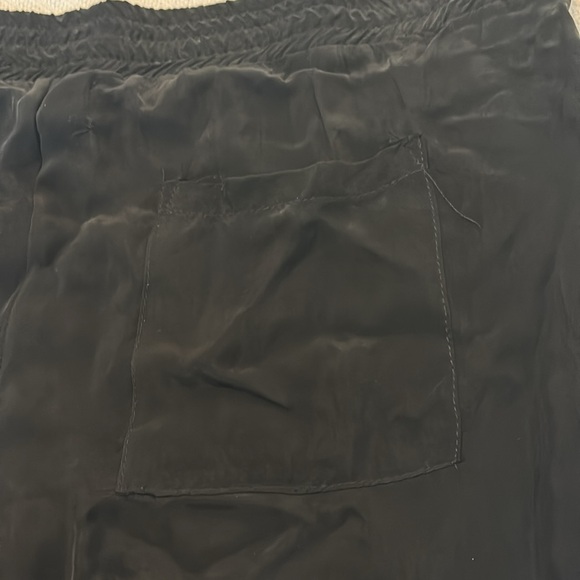 Nation LTD black rayon joggers SZ M made in LA silky texture pull on pants chic - Picture 10 of 16
